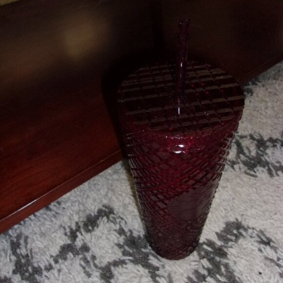 Starbucks Red/Burgandy Jewel Holiday 24 oz tumbler - Picture 2 of 5